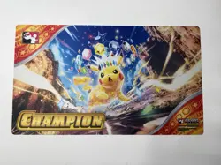 Play! Pokemon Tera Pikachu League Cup Champion Playmat TCG Play Mat New - Image 1