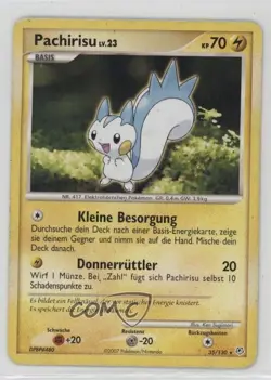 Pachirisu German Pokemon Diamond & Pearl Base Set #35 2007 - Image 1