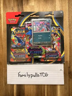 Pokemon TCG: Phantasmal Flames Sneasel 3-Pack Blister Box Set - Image 1