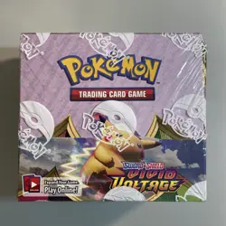 Pokemon TCG Vivid Voltage Sword & Shield Booster Box Factory Sealed 36 Unopened - Image 1