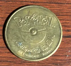 Pokemon Battling Gold Coin Game Nintendo #06 Charizard #17 Pidgeotto 1999 Hasbro - Image 5