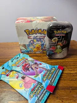 Factory Sealed Pokemon Surging Sparks Booster Box 36 Packs Bundle with Mini Tin - Image 1