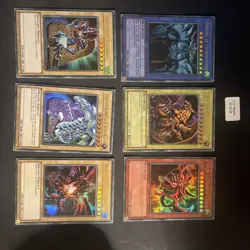 Yu-Gi-Oh! Los Des 6 Dieux Des 25ans Obelisk Slifer Aile De Ra Magicien Dragonx2 - Image 1