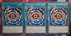 3x Auge der Illusion PHRE-DE014 Rare Deutsch 1.Auflage PLAYSET NM Yu-Gi-Oh - Image 1