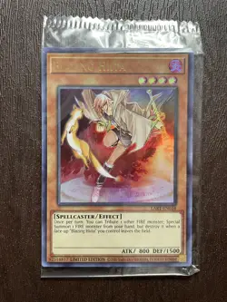 YuGiOh: Blazing Hiita - Ultra Rare - LART-EN034 - Limited Edition SEALED - Image 1