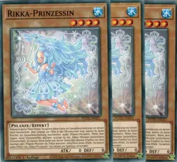 yugioh 3x Rikka-Prinzessin POTE-DE027 COMMON 1AUFLAGE DEUTSCH - Image 1