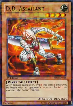1x (NM) D.D. Assailant - BP02-EN028 - Mosaic Rare - 1st Edition YuGiOh - Image 1