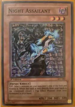 YuGiOh Night Assailant 1st Edition AST-080 - Image 1