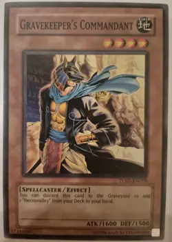 YuGiOh Gravekeeper's Commandant Various Sets Common - Image 1