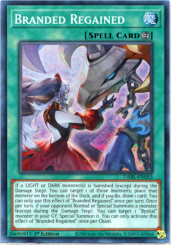 Branded Regained - DABL-EN053 - Super Rare - 1st Edition - Yugioh - Image 1