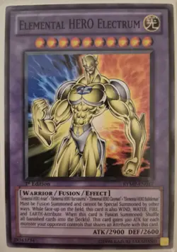 YuGiOh Elemental HERO Electrum 1st Edition RYMP-EN017 - Image 1