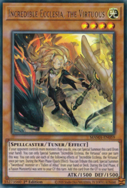 Incredible Ecclesia, the Virtuous MAMA-EN059 Ultra Rare - 1st Edition Yugioh - Image 1