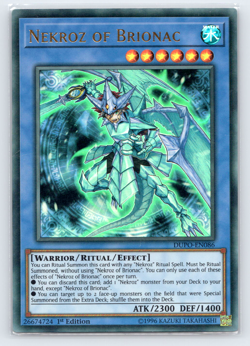 Nekroz of Brionac - DUPO-EN086 - Ultra Rare - 1st Edition - Yugioh - Image 1