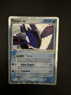 Kyogre EX 037 Promo Pokemon Card Excellent Condition - Image 1
