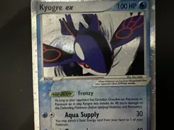 Kyogre EX 037 Promo Pokemon Card Excellent Condition - Image 3