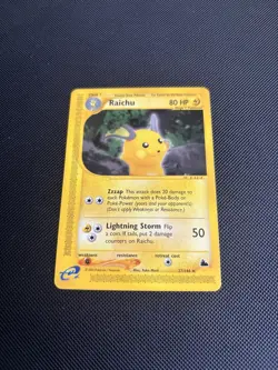 Pokemon Card Skyridge E Series Raichu 27/144 WOTC Near Mint NM - Image 3
