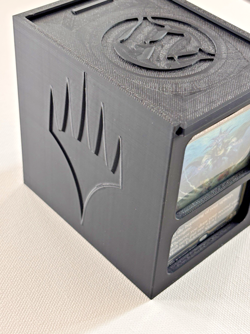 MTG Deck Box for Commander Display,Card Deck Box Fits 100 Double Cards (Mint) - Image 3
