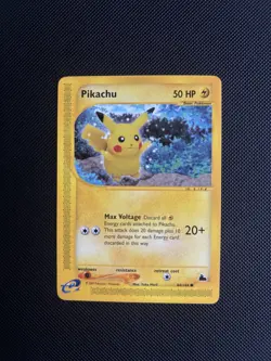Pokemon Card Skyridge E Series Pikachu 84/144 WOTC Near Mint NM - Image 1