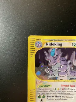 Pokemon Card-Nidoking-Holo-Aquapolis-150/147-Crystal-ENG-Good - Image 3