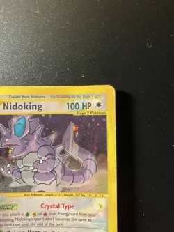 Pokemon Card-Nidoking-Holo-Aquapolis-150/147-Crystal-ENG-Good - Image 4