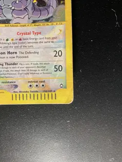 Pokemon Card-Nidoking-Holo-Aquapolis-150/147-Crystal-ENG-Good - Image 5