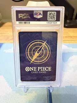 2025 ONE PIECE OFFICIAL PLAYMAT-BANDAI CARD GAMES FEST 24 PROMO #106 ZEUS PSA 10 - Image 2