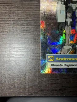 Digimon Animated Series 1999 Trading Card Bandai Holo Andromon #24 U1/8 - Image 3