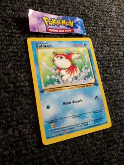 Goldeen 53/64 Jungle 1st Edition Non-Holo Common Pokemon Card NM - Image 3