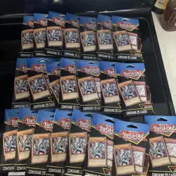 21x LOT Yu-Gi-Oh! TCG SHONEN JUMP Hanger Packs 2 Common Cards 5 Rare Cards x7 - Image 1