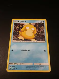 Pokemon Hidden Fates Psyduck Common Card 11/68 NM - Image 1