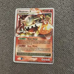 Pokemon Cards: Stormfront Rare Holo: Heatran Lv. X 97/100 - Image 1