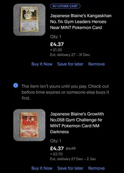 (Private listing for snapbacksticksy) 6 Japanese Gym Leader Pokemon Card Bundle - Image 2