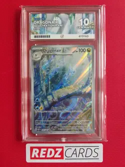 ACE 10 Dragonair 181/165 Illustration Rare 151 Graded Pokemon Card Gem Mint - Image 1