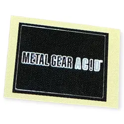 Sony PlayStation Portable PSP Metal Gear Acid Official Memory Stick Card Sticker - Image 1