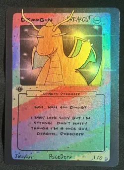 Droogin (Dragonite) 1/8 - 1st Edition Pokederp Second Print Fan Art - Pokemon - Image 1