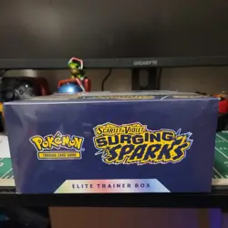 Pokemon TCG; Surging Sparks (SV08) Elite Trainer Box (ETB) - New, Factory Sealed - Image 5