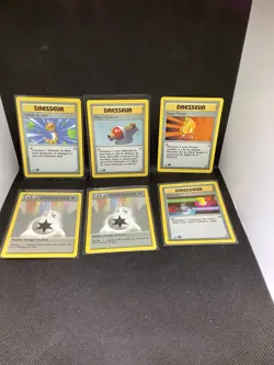 Pokemon Base Set 1st Edition Trainer And Energy Lot. Dresseur (French) - Image 1