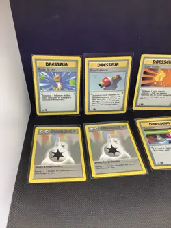 Pokemon Base Set 1st Edition Trainer And Energy Lot. Dresseur (French) - Image 2