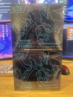 Phantasmal Flames TCG Pokemon Center Exclusive Elite Trainer Box ETB - Image 1