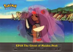 EP19 The Ghost of Maiden Peak - NON-HOLO Pokemon TV Topps Blue LOGO - NM - Image 1