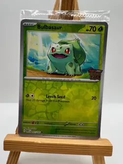 Pokemon TCG - S&V 151 - 001/165 Bulbasaur - Bestbuy Stamped Promo - SEALED - Image 1
