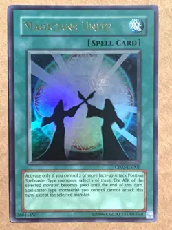 yugioh Magicians Unite CP03-EN001 Ultra Rare Promo near mint - Image 1