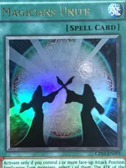 yugioh Magicians Unite CP03-EN001 Ultra Rare Promo near mint - Image 2