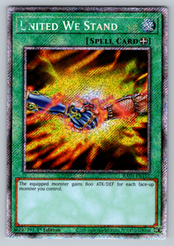 United We Stand Yugioh RA03-EN112 Platinum Secret Rare PSR NM - Image 1