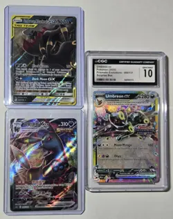 Umbreon Card bundle, TAG TEAM 125/236,ex 060/131 Pris Evo STAMP, 085/132 Pokemon - Image 1