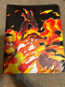 Charizard Card Binder for Pokemon Cards Holder 900 Cards w/ 50 Removable Sleeves - Image 1