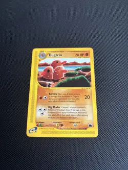 Pokemon Card Skyridge E Series Dugtrio 52/144 WOTC Near Mint NM - Image 3