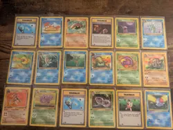 Lot Of 18 1st Edition Fossil Pokemon Cards Lot 20 - Image 1