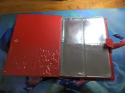 Vintage 1999 Pokemon Pikachu Red Binder TCG Album 30 Page Card Holder - Image 3