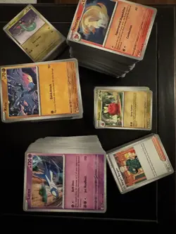 1100+ Pokemon TCG cards - English Bulk, common / Uncommon, Scarlet Violet & Mega - Image 1